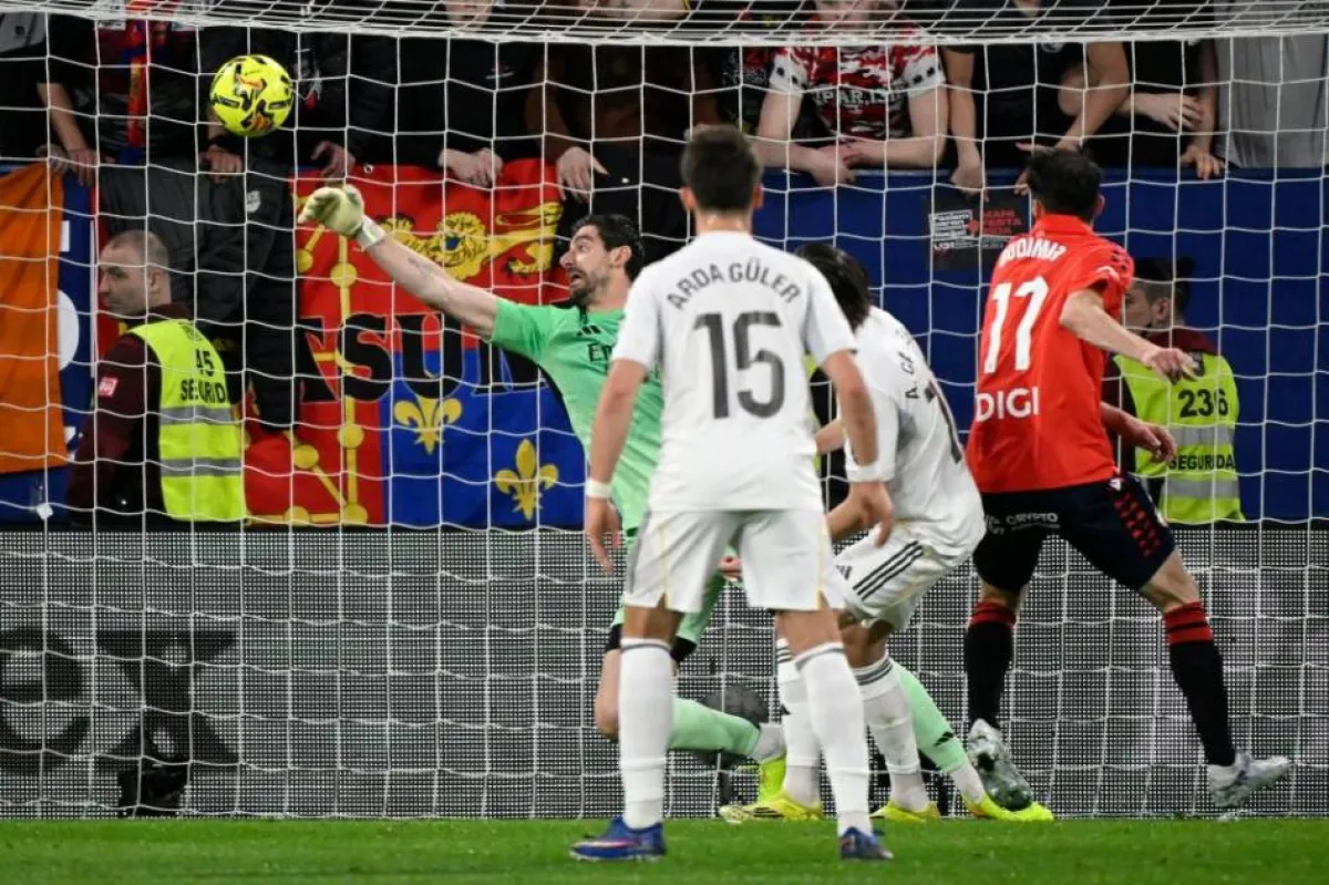 أوساسونا يهزم ريال مدريد في الوقت القاتل ويشعل المنافسة بالليغا