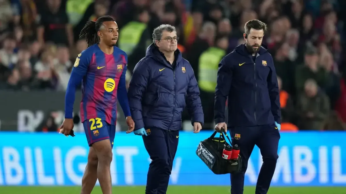 ضربة موجعة لبرشلونة: كونديه وبالدي يغيبان أمام نيوكاسل بسبب التمزق العضلي
