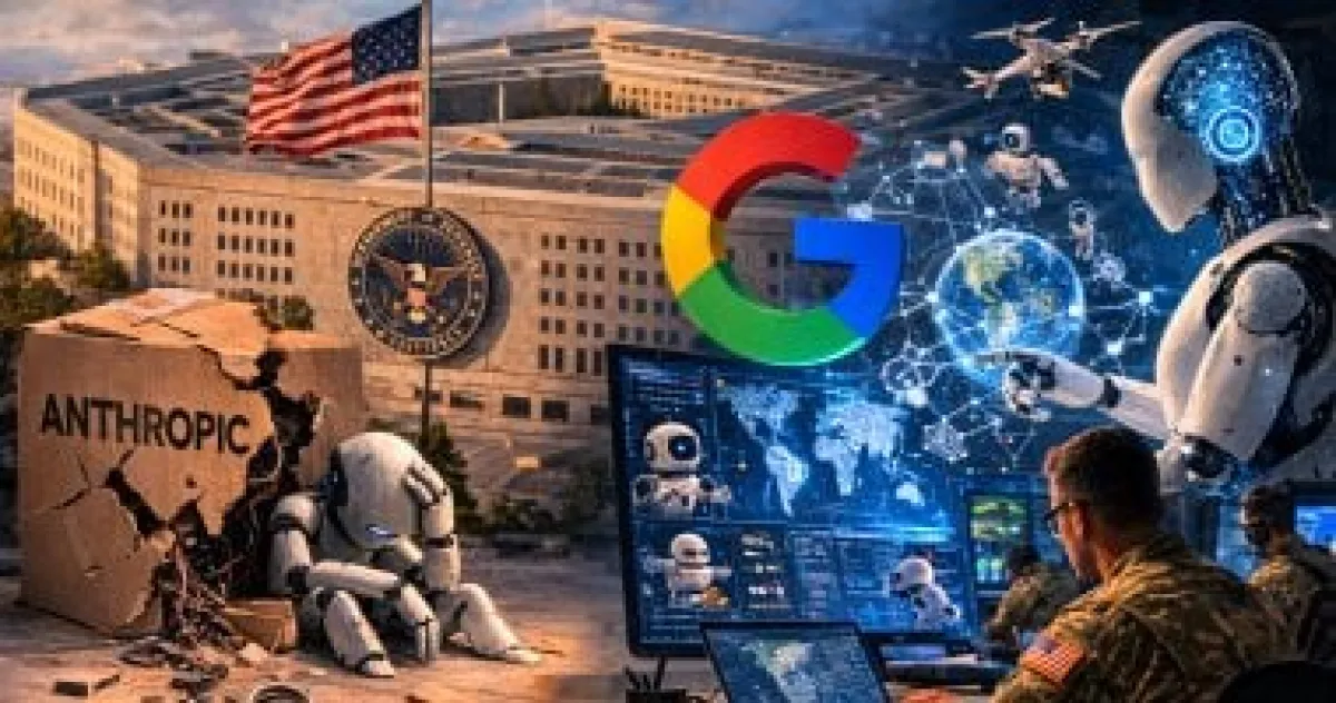 جوجل تطلق وكلاء ذكاء اصطناعي لـ3 ملايين موظف في البنتاجون عبر Gemini