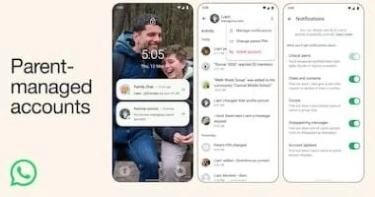 واتساب يطلق ميزة "إدارة الوالدين" لحماية الأطفال تحت 13 عامًا