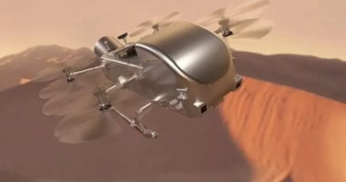 ناسا تطلق "دراجون فلاي": طائرة نووية نحو قمر زحل لاستكشاف أسرار الحياة