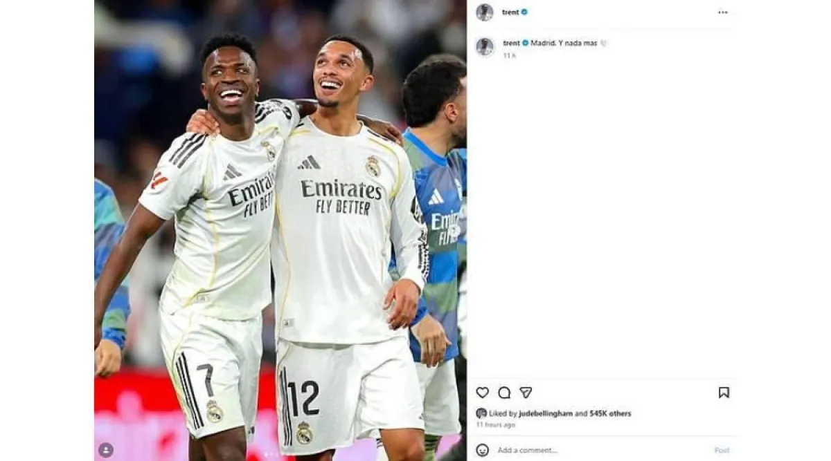 أرنولد يرد على استبعاده من إنجلترا بصورة من ريال مدريد.. وتوخيل يوضح