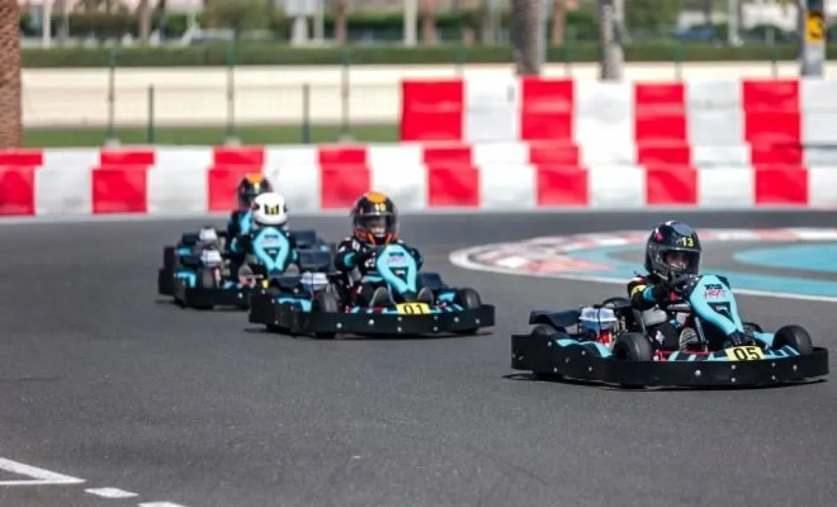 أكاديمية ياس تطلق برنامج "السبق" لاكتشاف أساطير الكارتينج الصغار