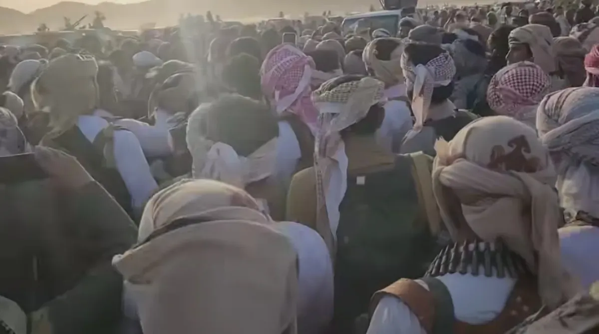 احتشاد قبلي واسع في الجوف لليوم السابع على التوالي