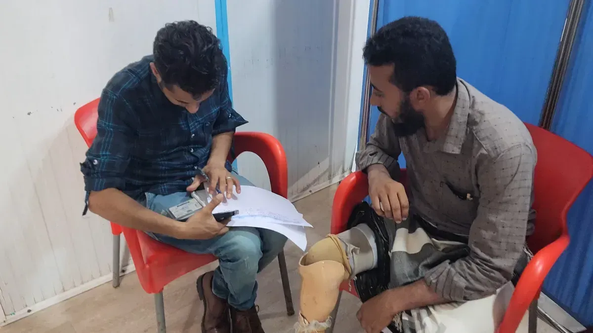 المخا: انطلاق المرحلة الثالثة لمشروع الأطراف الصناعية لضحايا ألغام الحوثي