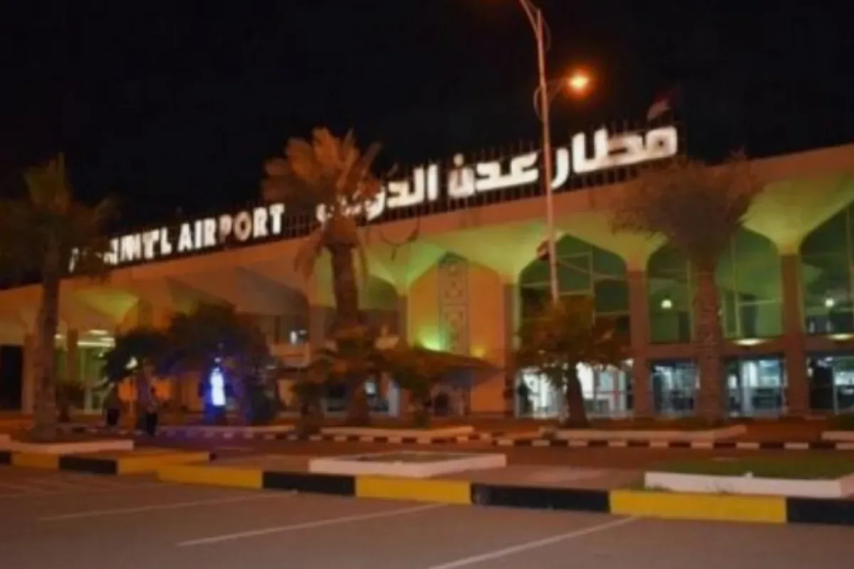 سقوط صاروخين حوثيين بمطار عدن الدولي دون خسائر